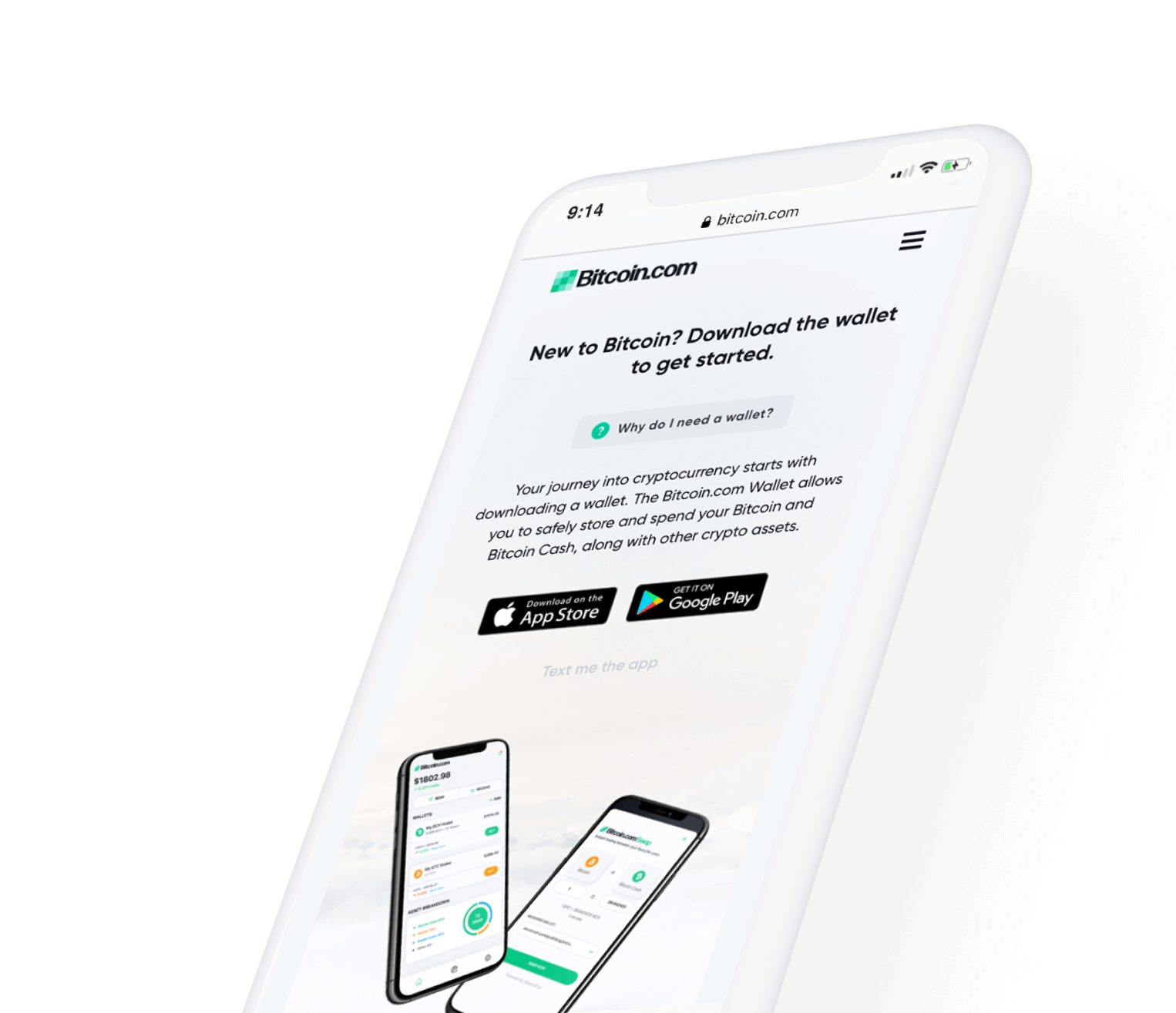 Smartphone showing buying crypto on MoonPay